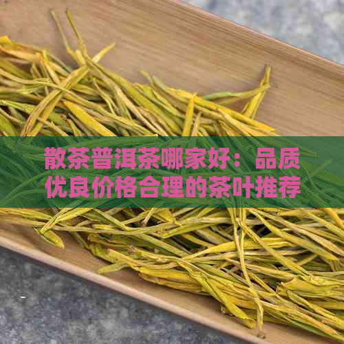 散茶普洱茶哪家好：品质优良价格合理的茶叶推荐