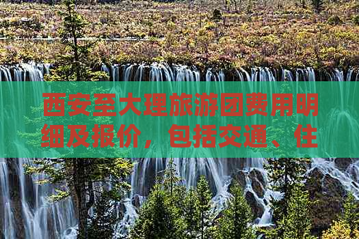 西安至大理旅游团费用明细及报价，包括交通、住宿、景点门票等全面信息