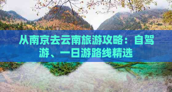 从南京去云南旅游攻略：自驾游、一日游路线精选