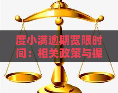 度小满逾期宽限时间：相关政策与操作指南