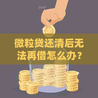 微粒贷还清后无法再借怎么办？恢复信用评分的实用方法