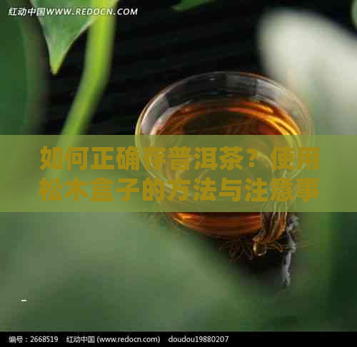 如何正确存普洱茶？使用松木盒子的方法与注意事项