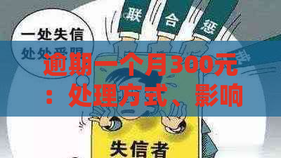 逾期一个月300元：处理方式、影响和解决策略全面解析