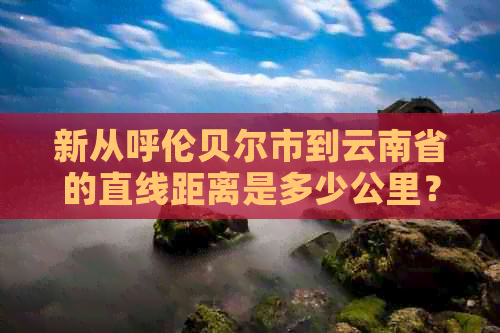 新从呼伦贝尔市到云南省的直线距离是多少公里？