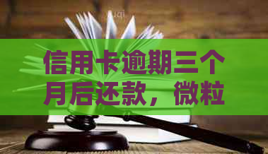 信用卡逾期三个月后还款，微粒贷是否仍然可用？还有哪些影响因素需要考虑？