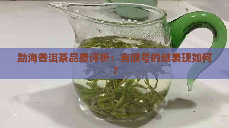 勐海普洱茶品质评析：吉顺号的越表现如何？