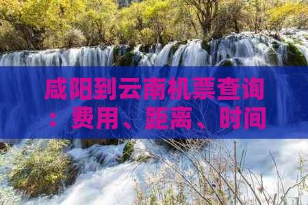 咸阳到云南机票查询：费用、距离、时间与航班信息