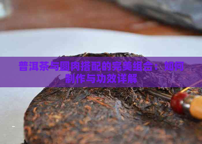 普洱茶与圆肉搭配的完美组合：如何制作与功效详解