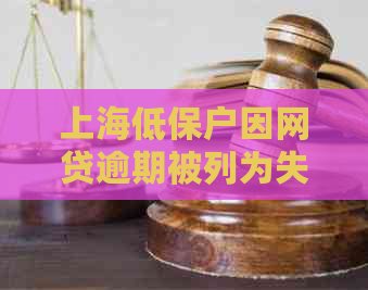 上海低保户因网贷逾期被列为失信被执行人