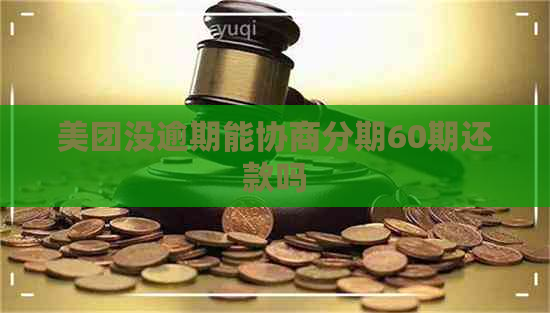 美团没逾期能协商分期60期还款吗