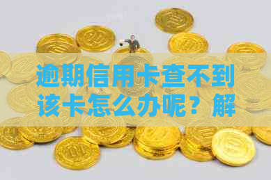 逾期信用卡查不到该卡怎么办呢？解除方法探讨