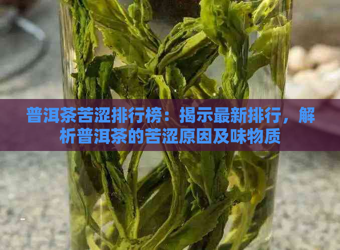 普洱茶苦涩排行榜：揭示最新排行，解析普洱茶的苦涩原因及味物质