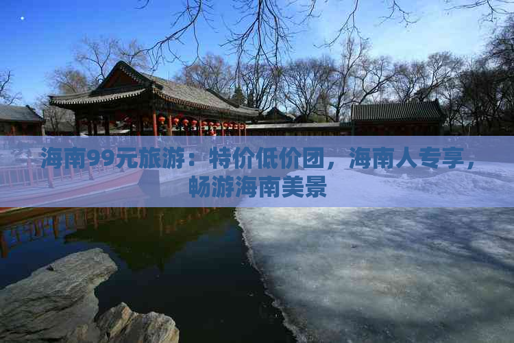 海南99元旅游：特价低价团，海南人专享，畅游海南美景