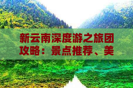 新云南深度游之旅团攻略：景点推荐、美食体验与文化探索