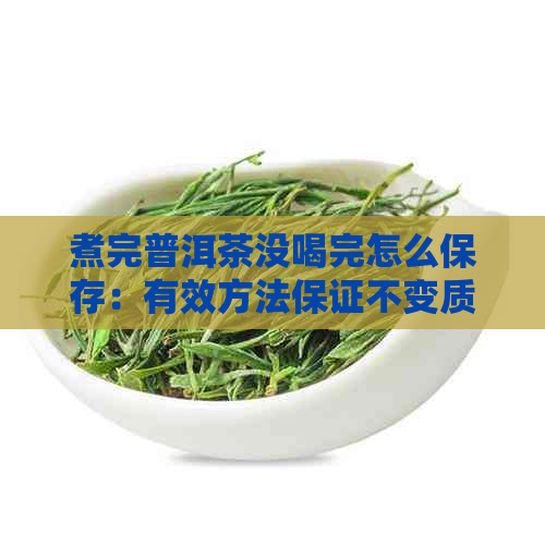 煮完普洱茶没喝完怎么保存：有效方法保证不变质