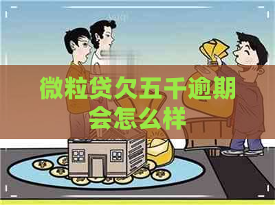 微粒贷欠五千逾期会怎么样