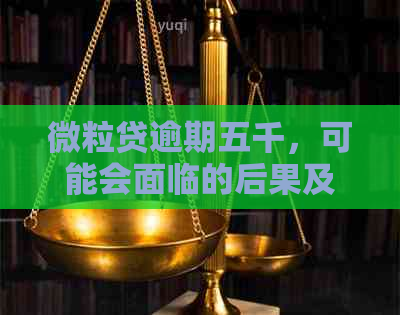 微粒贷逾期五千，可能会面临的后果及解决方法全解析