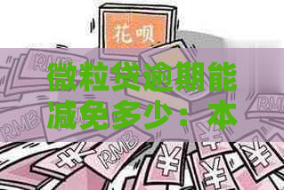 微粒贷逾期能减免多少：本金、利息、违约金和罚息