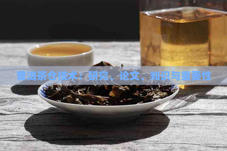 普洱茶仓技术：研究、论文、知识与重要性