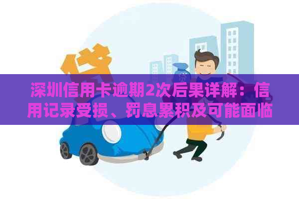 深圳信用卡逾期2次后果详解：信用记录受损、罚息累积及可能面临的法律问题