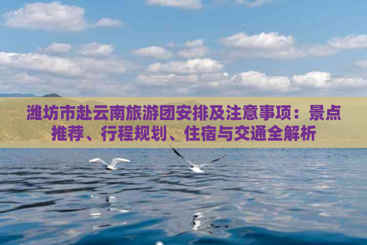 潍坊市赴云南旅游团安排及注意事项：景点推荐、行程规划、住宿与交通全解析