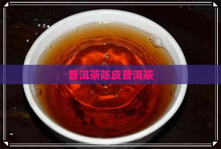 普洱茶陈皮普洱茶