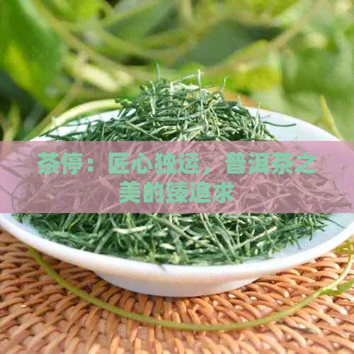 茶停：匠心独运，普洱茶之美的臻追求