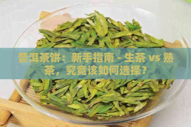 普洱茶饼：新手指南 - 生茶 vs 熟茶，究竟该如何选择？