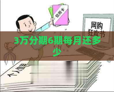 3万分期6期每月还多少