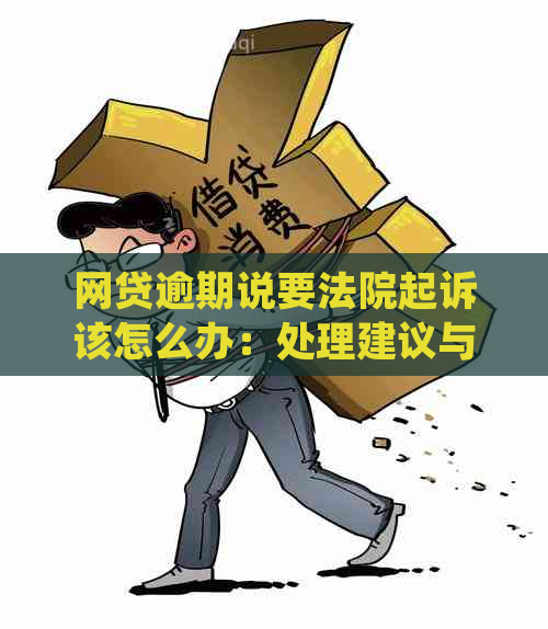 网贷逾期说要法院起诉该怎么办：处理建议与真实性辨析