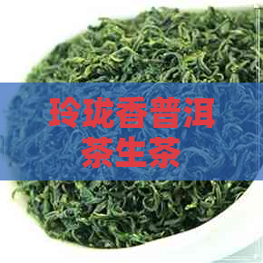 玲珑香普洱茶生茶