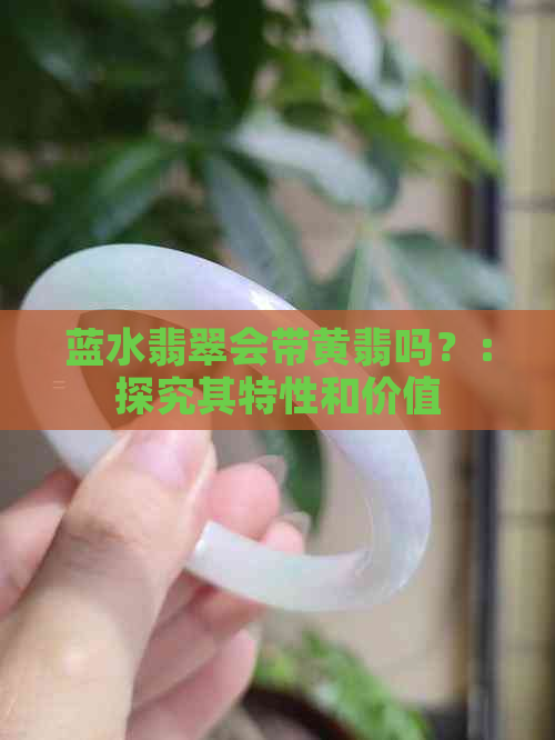 蓝水翡翠会带黄翡吗？：探究其特性和价值