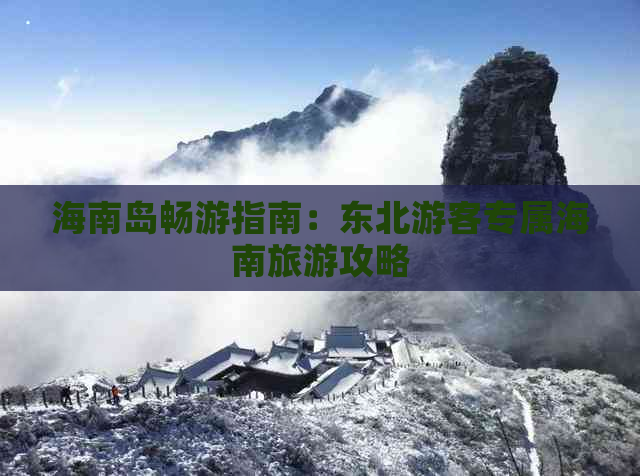 海南岛畅游指南：东北游客专属海南旅游攻略