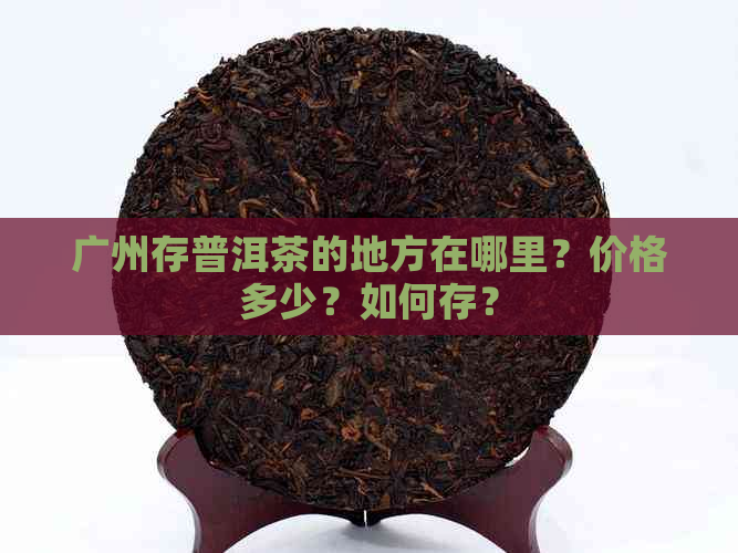 广州存普洱茶的地方在哪里？价格多少？如何存？