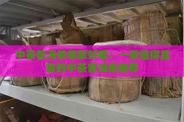 中茶普洱茶哪款好喝：一款值得品尝的中茶普洱茶推荐