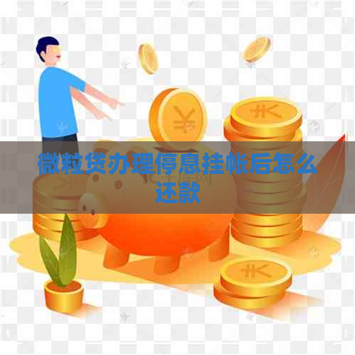 微粒贷办理停息挂帐后怎么还款