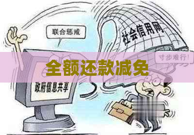 全额还款减免