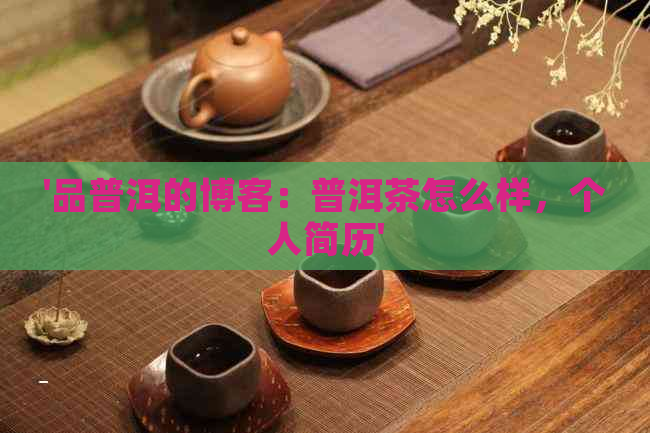 '品普洱的博客：普洱茶怎么样，个人简历'