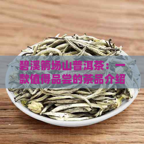 碧溪箭场山普洱茶：一款值得品尝的茶品介绍与推荐