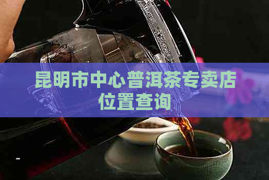 昆明市中心普洱茶专卖店位置查询