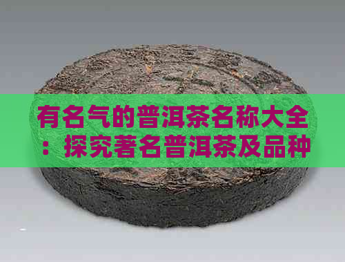 有名气的普洱茶名称大全：探究著名普洱茶及品种