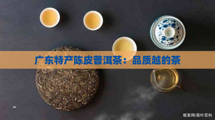 广东特产陈皮普洱茶：品质越的茶