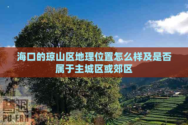 海口的琼山区地理位置怎么样及是否属于主城区或郊区