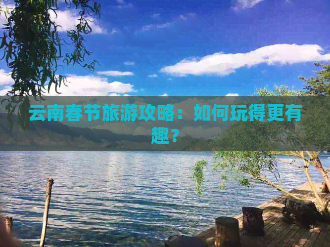 云南春节旅游攻略：如何玩得更有趣？