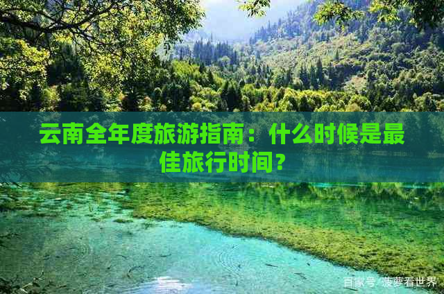 云南全年度旅游指南：什么时候是更佳旅行时间？