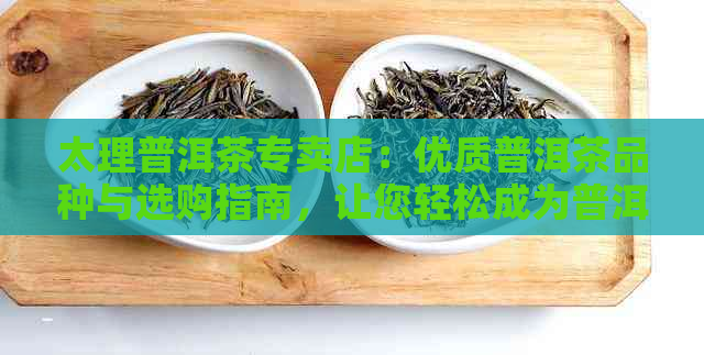 太理普洱茶专卖店：优质普洱茶品种与选购指南，让您轻松成为普洱茶专家