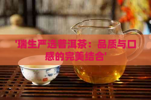 '瑞生严选普洱茶：品质与口感的完美结合'