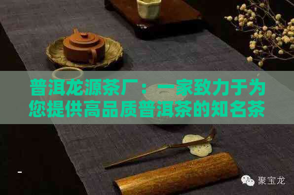 普洱龙源茶厂：一家致力于为您提供高品质普洱茶的知名茶厂