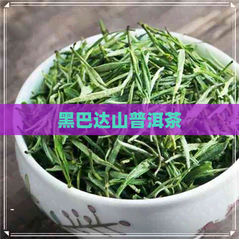 黑巴达山普洱茶