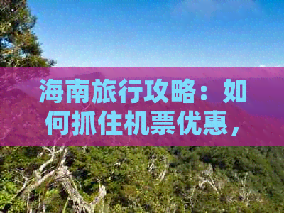 海南旅行攻略：如何抓住机票优惠，轻松畅游海南岛